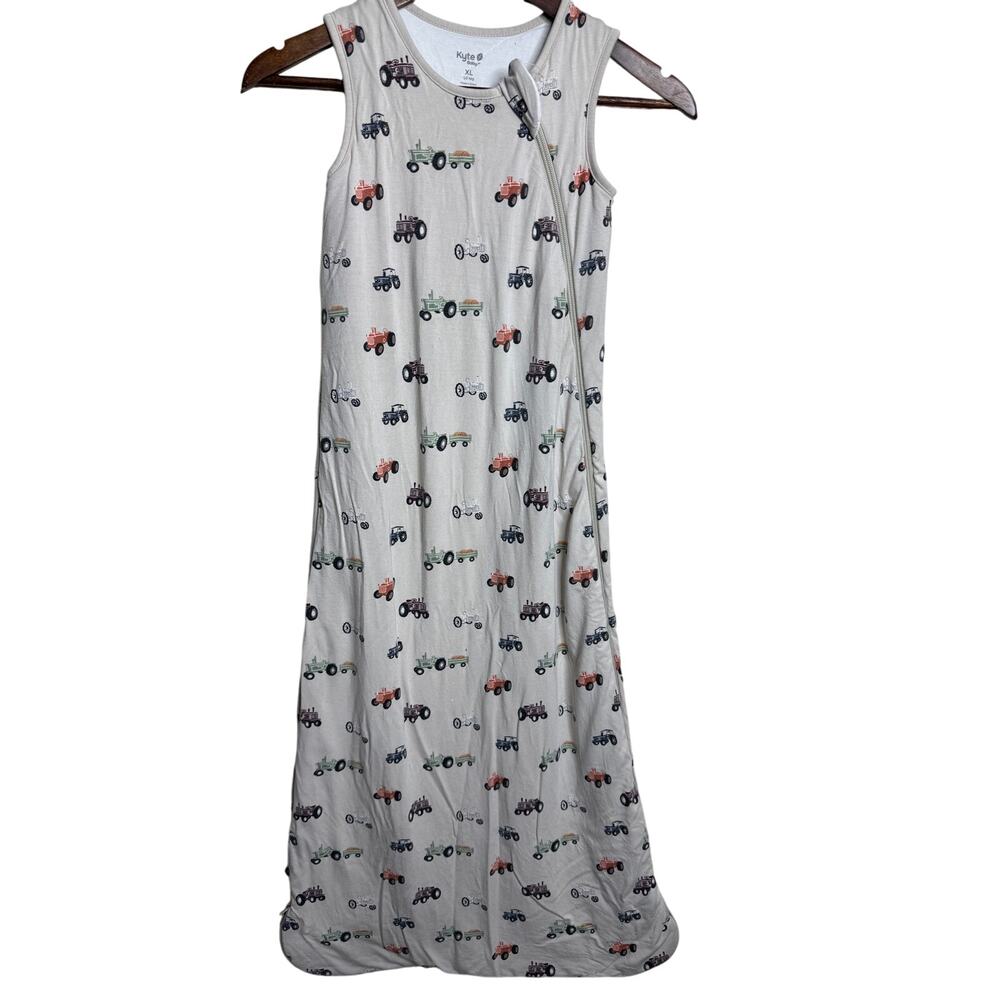Kyte Baby Tractor Print Bamboo Sleep Bag XL 18-36M 1.0 TOG Farm Cottagecore